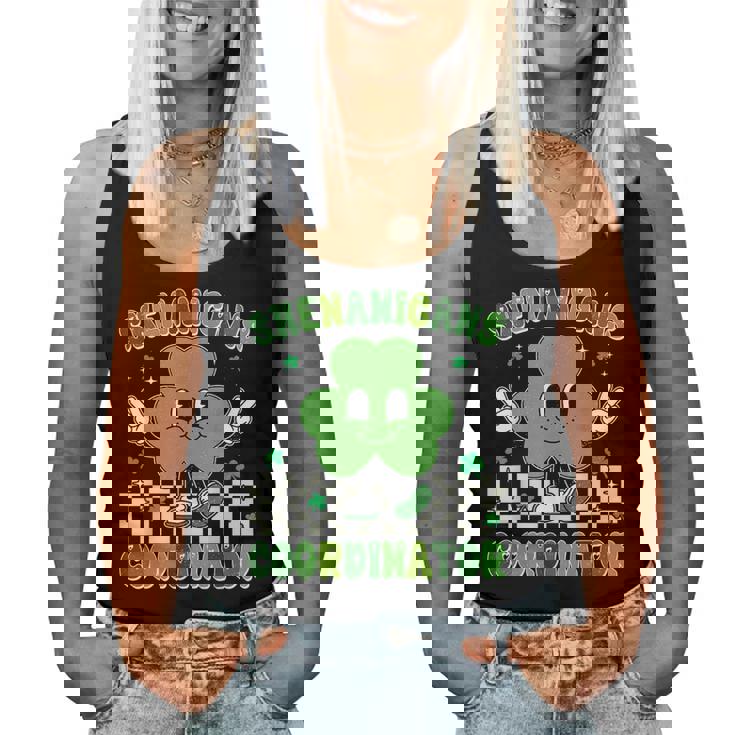 Shenanigans Squad Teacher Retro St Patrick's Day Women Tank Top