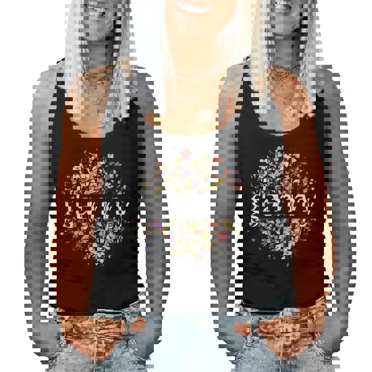 Glammy For Grandma Wildflower Floral Women's Women Tank Top