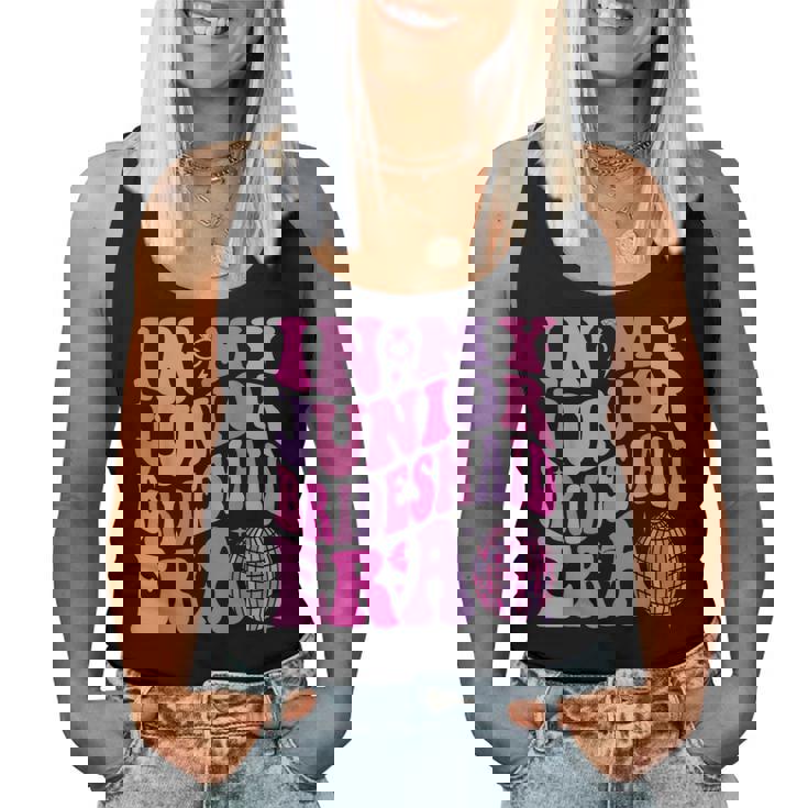 Groovy In My Junior Bridesmaid Era Wedding Bride Engagement Women Tank Top