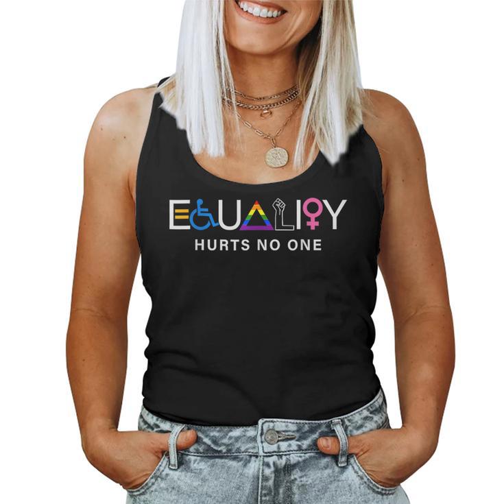 Hurts No One Lgbtq Pride Menschenrechte Männer Frauen Tank Top Frauen