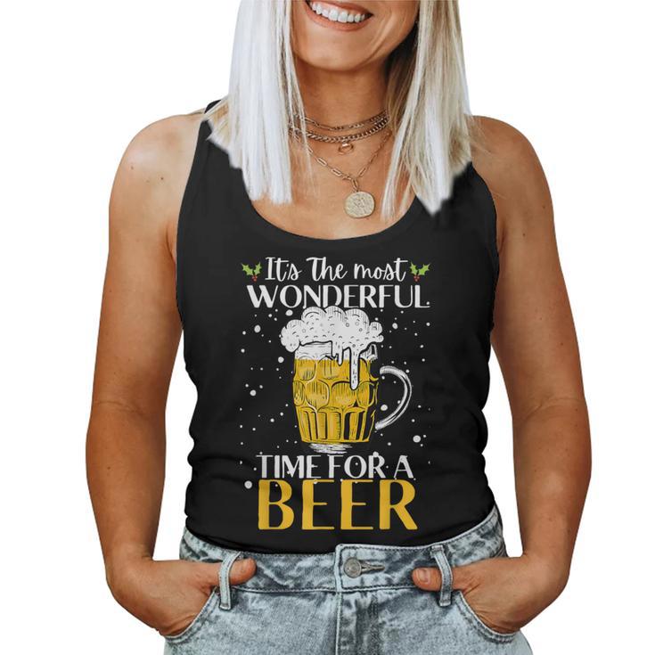 It's The Most Wonderful Time For A Beer Beer Lovers Tank Top Frauen