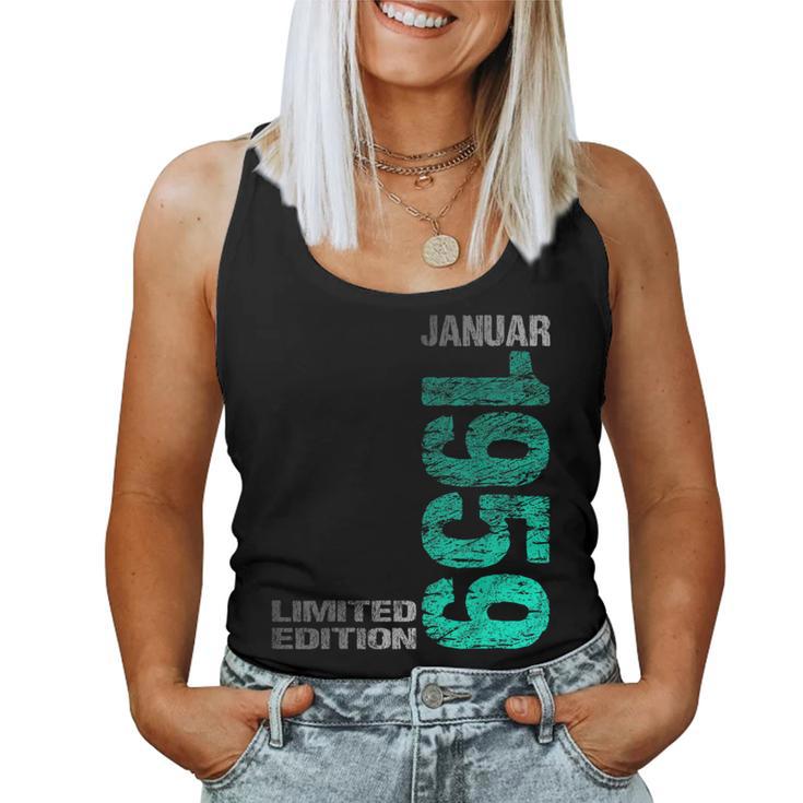 January 1959 Man Woman 65Th Birthday Limited Edition Tank Top Frauen