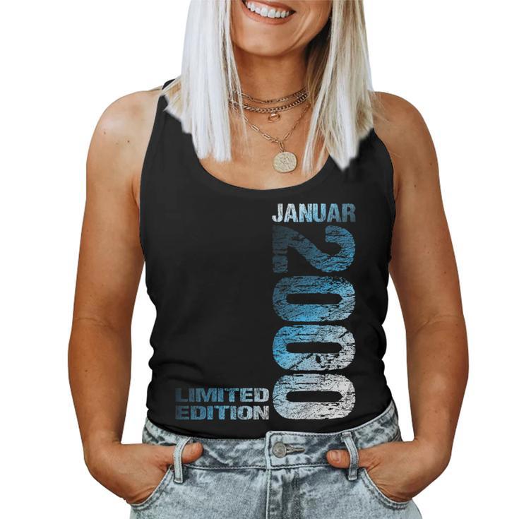 January 2000 Man Woman 25Th Birthday Limited Edition Tank Top Frauen