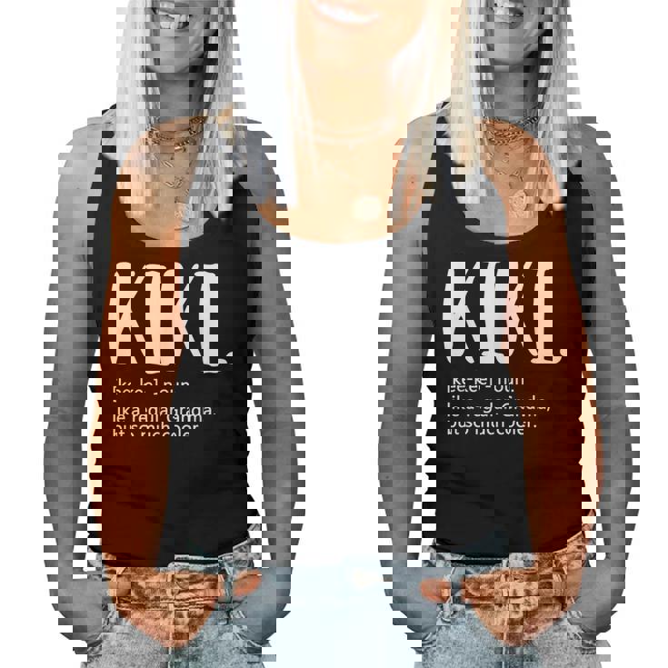 Kiki For Mother's Day Idea For Grandma Kiki Women Tank Top