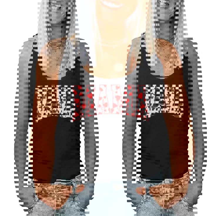 Mama Valentine Heart Valentines Day Family Matching Women Tank Top