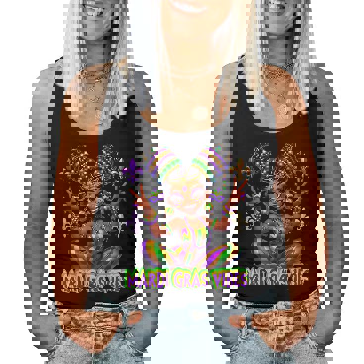 Mardi Gras Vibes Mardi Gras Girl New Orleans Party Women Tank Top