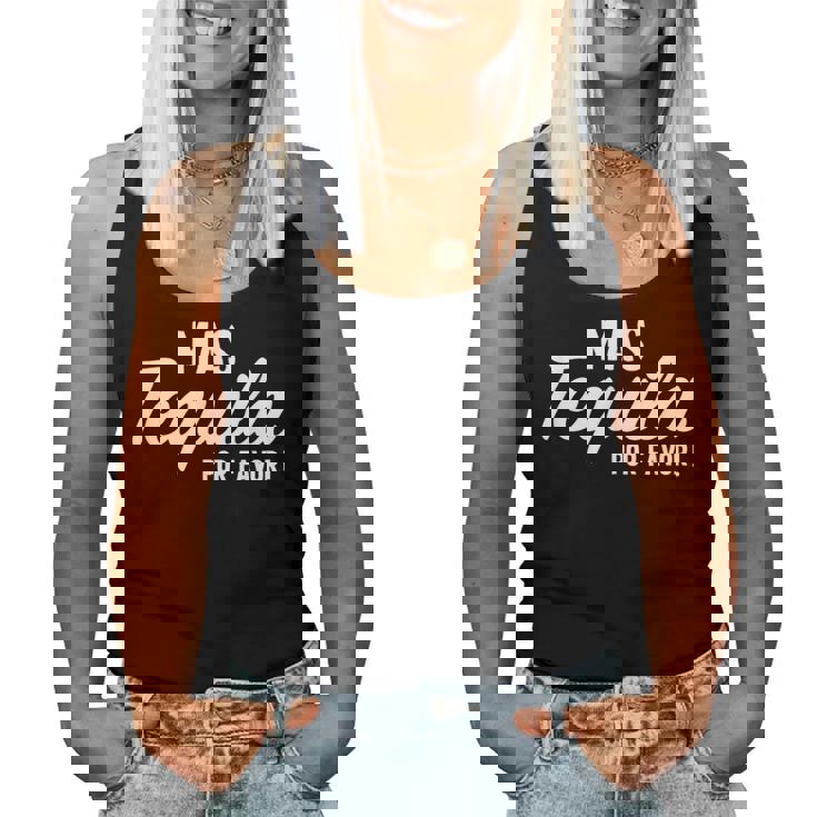 Mas Tequila Por Favor Cinco De Mayo Day Fiesta Party Women Tank Top