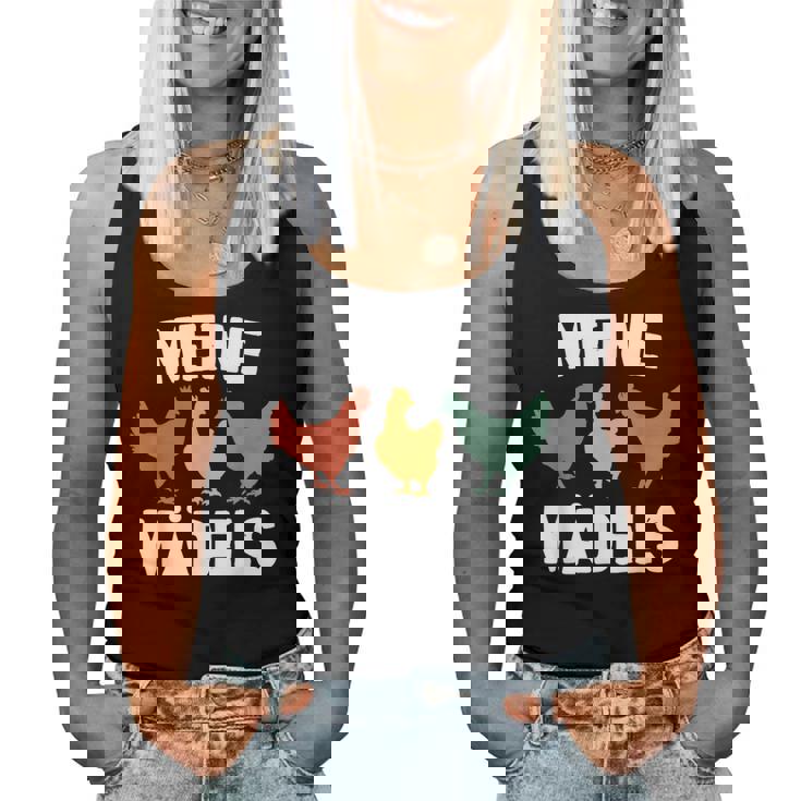 Meine Mädels Chicken Humourintage Tank Top Frauen