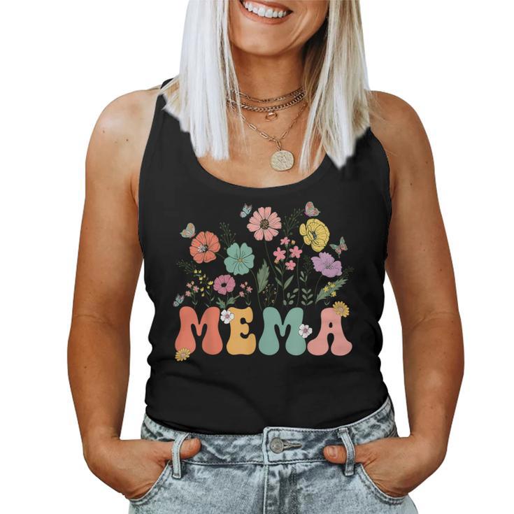 Mema For Grandma Wildflower Floral Women Women Tank Top