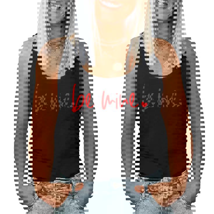 Be Mine Heart Happy Valentine's Day Couples Women Tank Top