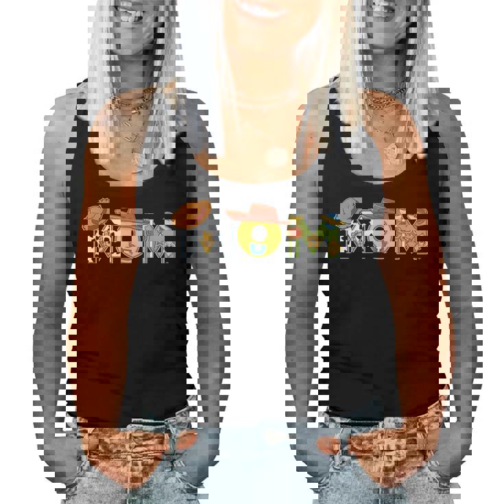 Mom Western Sheriff Woody Idea Women Tank Top