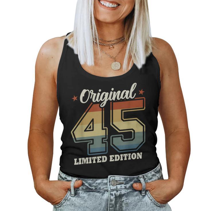 Débardeur Humour "43 Ans" Pour Femme - Style Vintage 1982 - Cadeau Anniversaire Drôle Et Personnalisé
