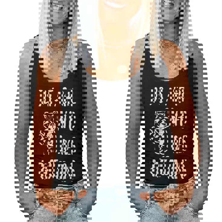 Raccoon Lover Women's Tank Top - Cute & Charming Design