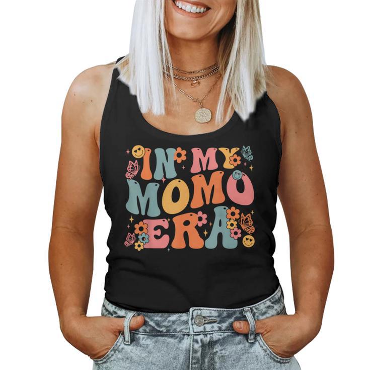 Retro Groovy In My Momo Era Baby Announcement Women Tank Top