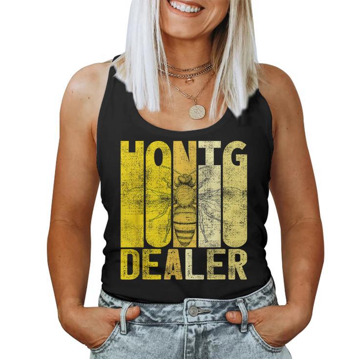 Retro Honey Dealer Beekeeper Bee Beekeeper Tank Top Frauen