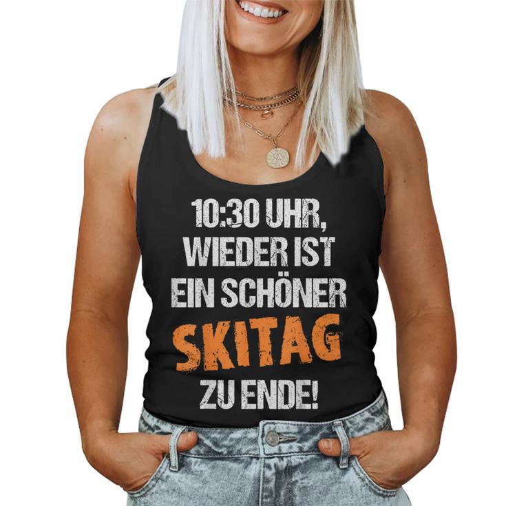 Schöner Skiag Zu Ende Ski Holiday Winter Holiday Tank Top Frauen