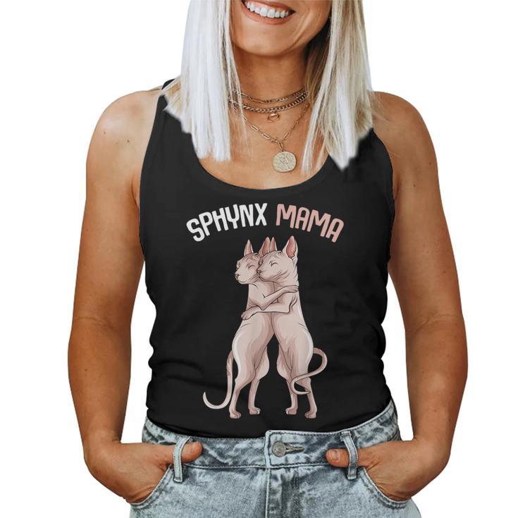 Sphynx Mama Cat Sphinx Naked Cat Cat Lovers S Tank Top Frauen