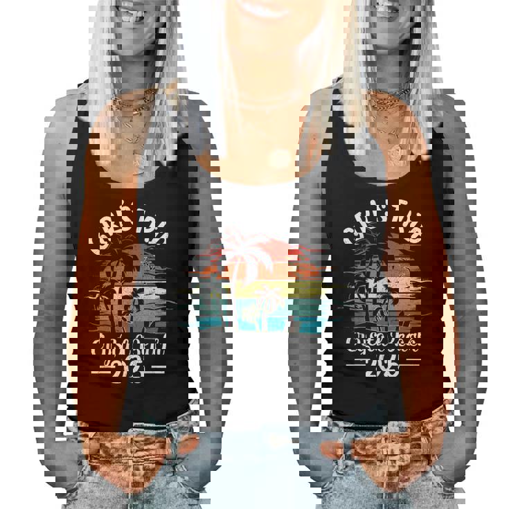 Summer Vacation Girls Trip 2025 Texas Crystal Beach Women Tank Top