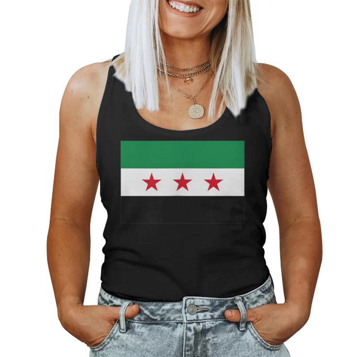 Syria Flag Decorative Arabs Syrian Asia Syria Tank Top Frauen