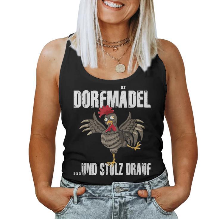 Village Girl And Pride Drauf Dorfkinder Chickenillage Tank Top Frauen