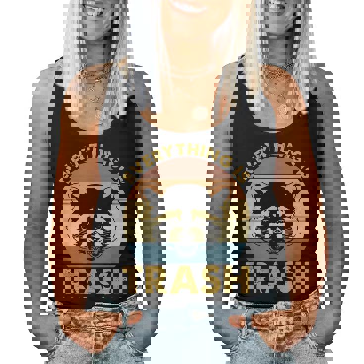 Vintage Raccoon Lovers Tank Top - Women's Style | Unique Gift