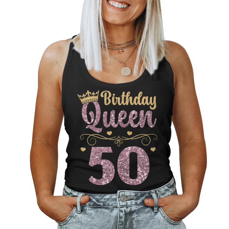 Women's 50Th Queen Birthday 50 Years Fift Tank Top Frauen