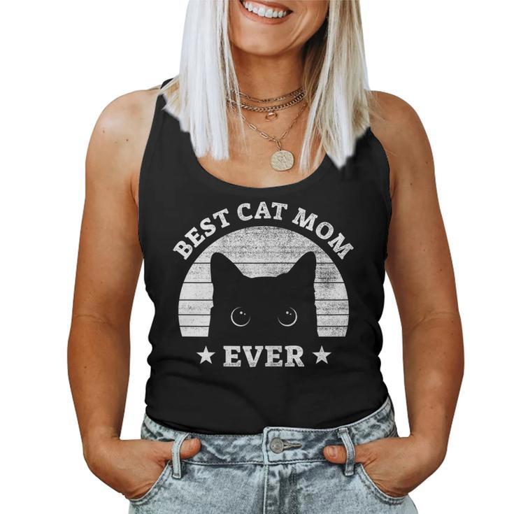 Women's Best Cat Mum And Cat Mummy Ever Retro Tank Top Frauen