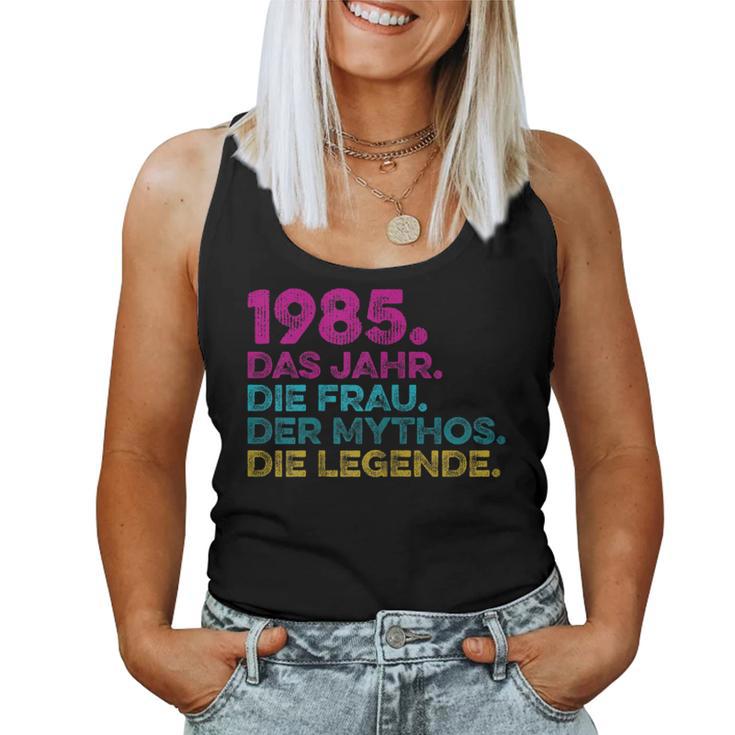 Women's Birthday intage 1985 Woman Myth Legend Tank Top Frauen