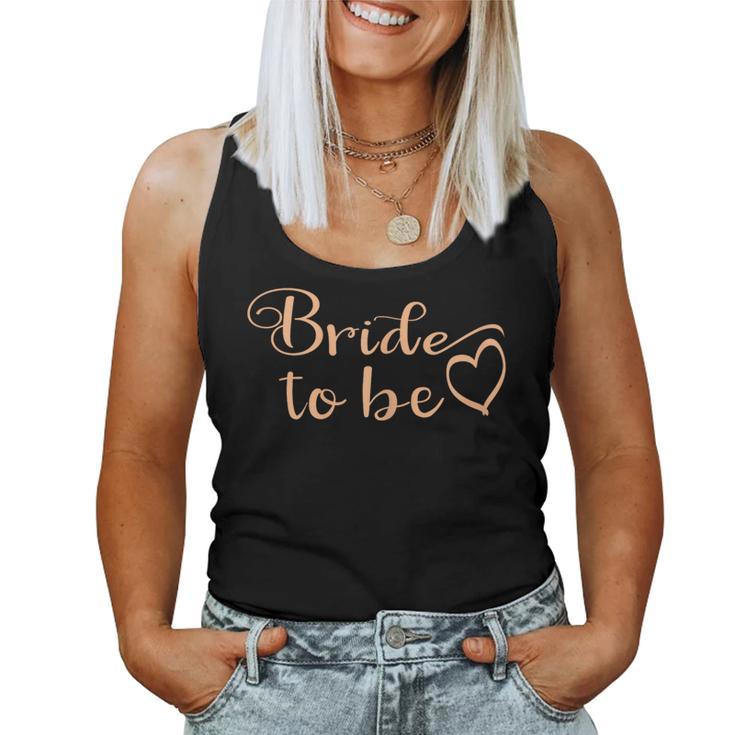 Women's Bride To Be Jga Bride Group Idea Team Tank Top Frauen