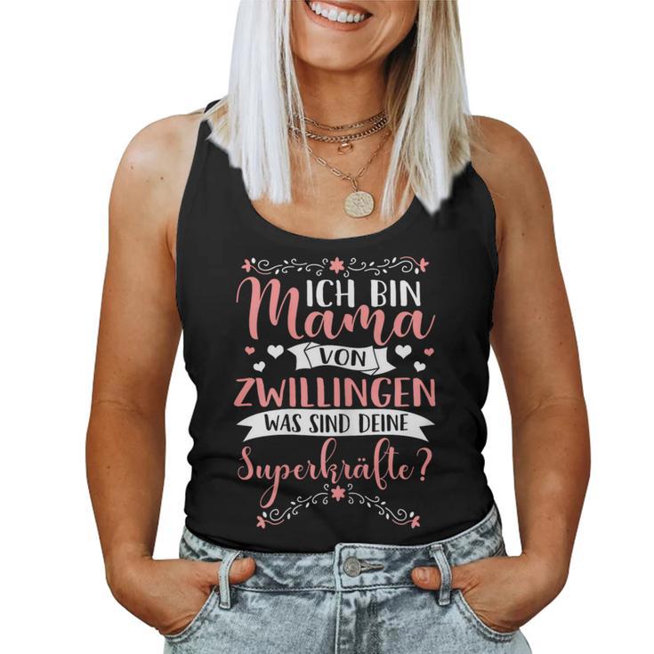 Women's Mamaon Zwillingen Sweet Saying For Mother's Day Tank Top Frauen