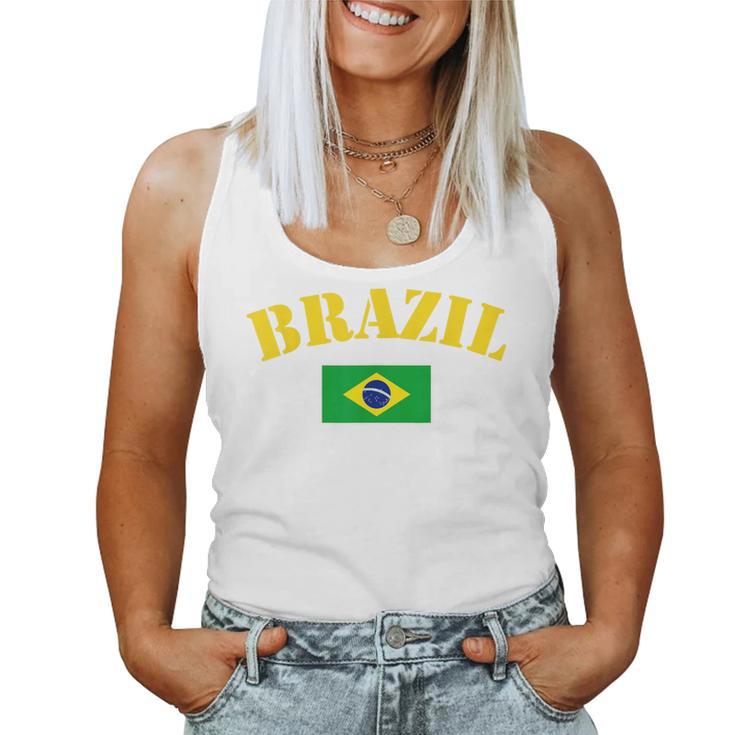 Brazil For Brazilian Boys And Girls With Brazilian Flag Day Green Tank Top Frauen