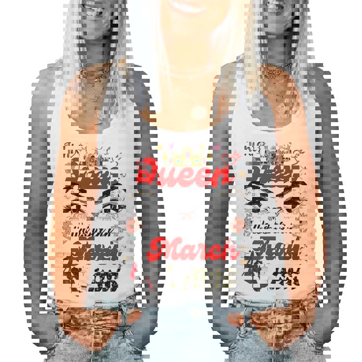 Esta Reina Nació En Marzo De 1995 Cumpleaños De Marzo Es Camiseta sin mangas para mujer