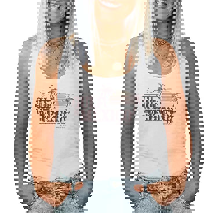 Gulf Of Mexico 1550Intage Graphic Women's Gray Tank Top Frauen