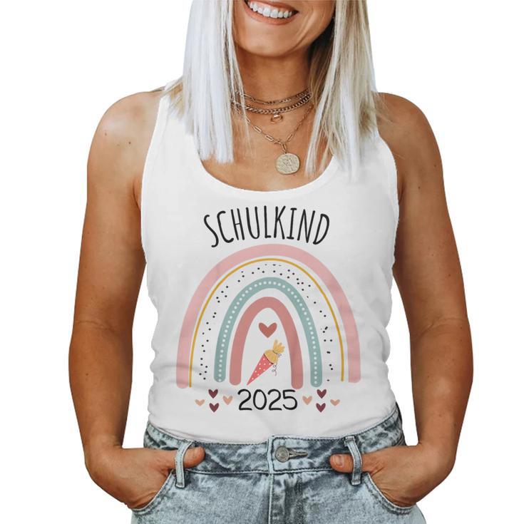 Kinder Schulkind 2025 Schulanfang Mädchen Deko Einschulung 2025 Tank Top Frauen