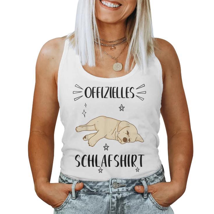 Offizielles Schlaf Hund Labrador Mum Pyjamas S Tank Top Frauen