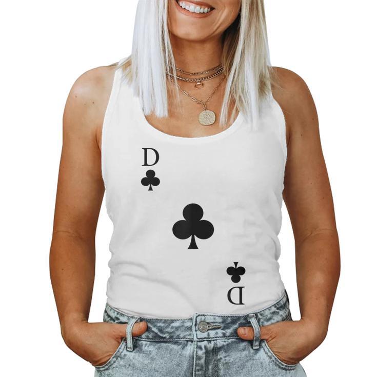 Playing Card Cross Lady Queen Carnival Costume Tank Top Frauen