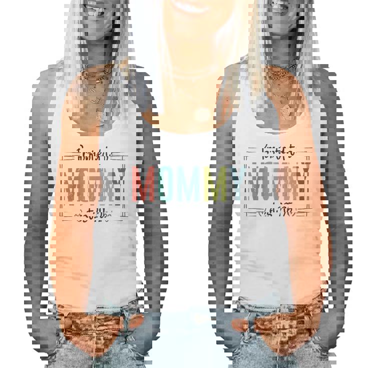 Promoted To Mommy Mama Est 2025 Soon To Be Mom Women Tank Top