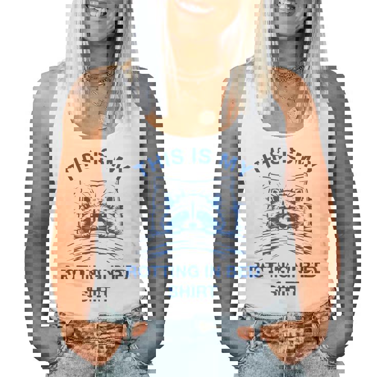 Raccoon Meme Sarcastic Women's Tank Top - Relaxed Lounge Wear