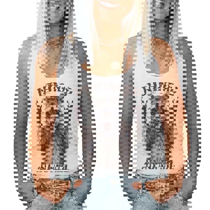 Retro Raccoon Summer Women's Tank Top - Wild & Fun Vibe