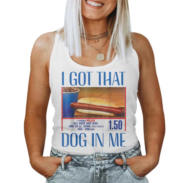 Retrointage I Got-That Dog In Me Hotdog Women's Tank Top Frauen