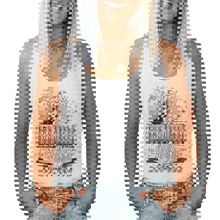 That's My Grandson Out There Baseball Grandma Women Tank Top