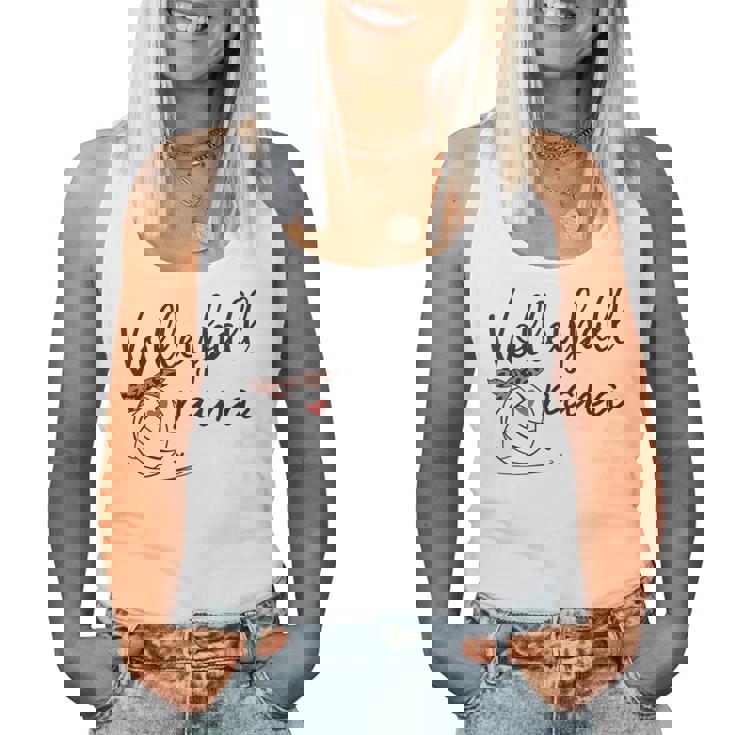 Volleyball Nana Leopard Mother's Day Women Tank Top