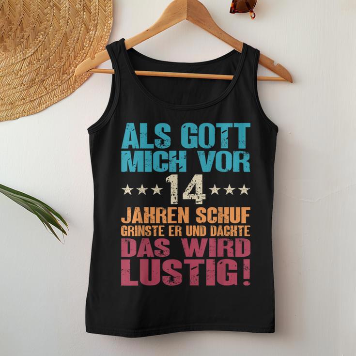 14Th Birthday Boy Girl 14 Years Nager S Tank Top Frauen Lustige Geschenke