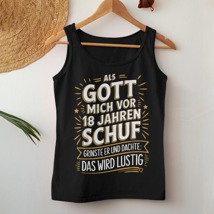 18Th Birthday Boy Girl 18 Years 2007 Tank Top Frauen Lustige Geschenke