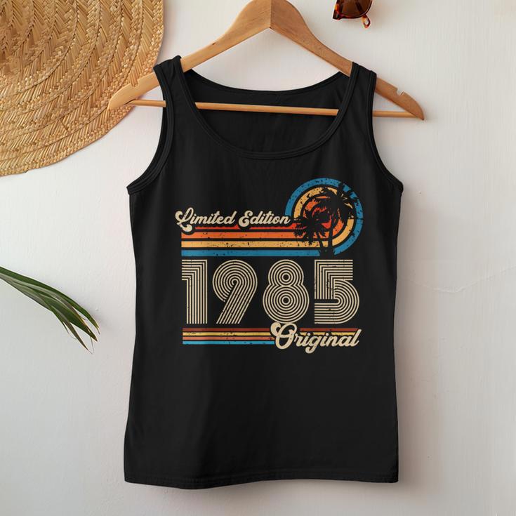 40Th Birthday Original Womenintageintage 1985 Tank Top Frauen Lustige Geschenke