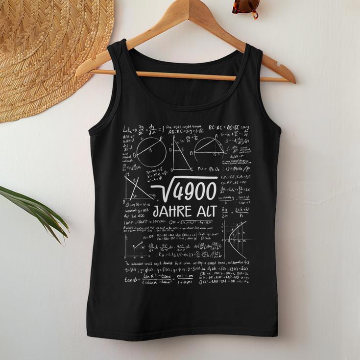 70Th Birthday Woman Man Root 4900 70 Years Tank Top Frauen Lustige Geschenke