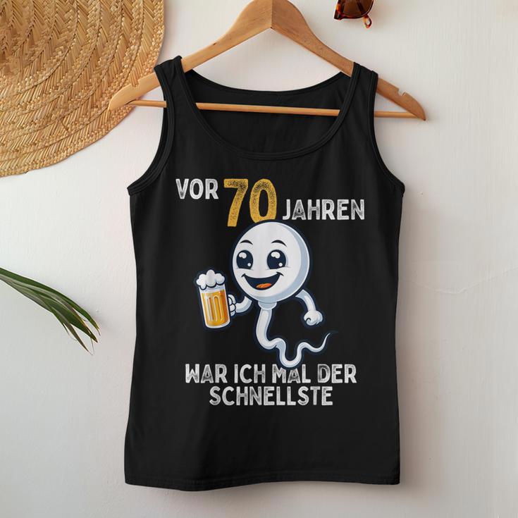 70Th Birthday Man Woman 70 Years 1954 Decorative Tank Top Frauen Lustige Geschenke