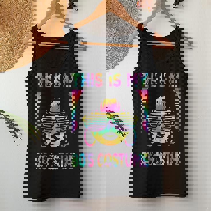 This Is My 80'S Costume 1980S 80S Outfit Disco Party Women Tank Top Personalized Gifts