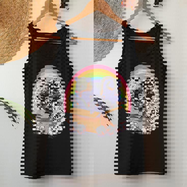 Adopt A Street Cat Retro Women’s Tank Top - Unique Wildlife Theme Unique Gifts