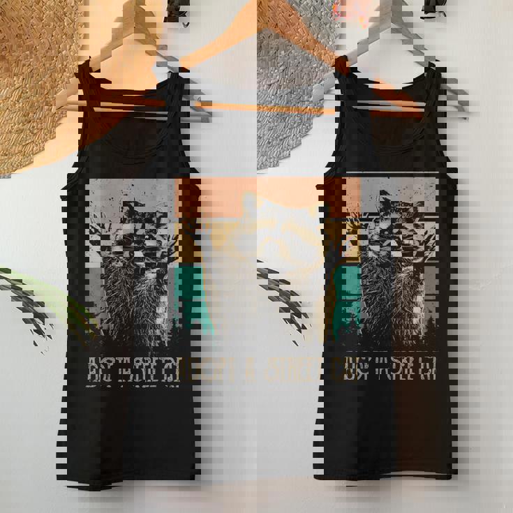 Adopt A Street Cat Classic Arts Possum Raccoons Lover Animal Women Tank Top Unique Gifts